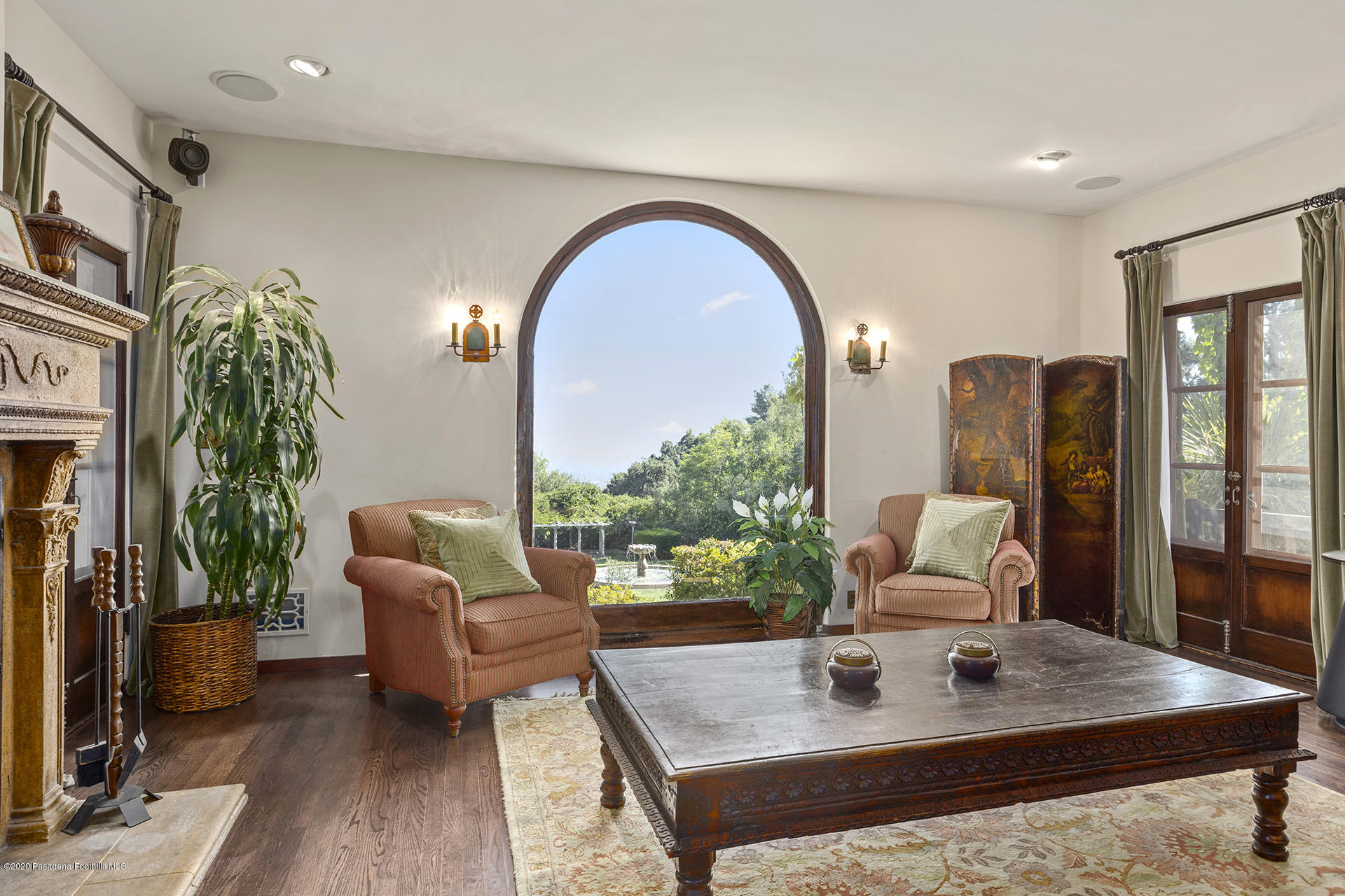 2288 Villa Heights Road Pasadena, CA 91107 - Photo 19 of 78 a view of a livingroom with furniture and wooden floor
