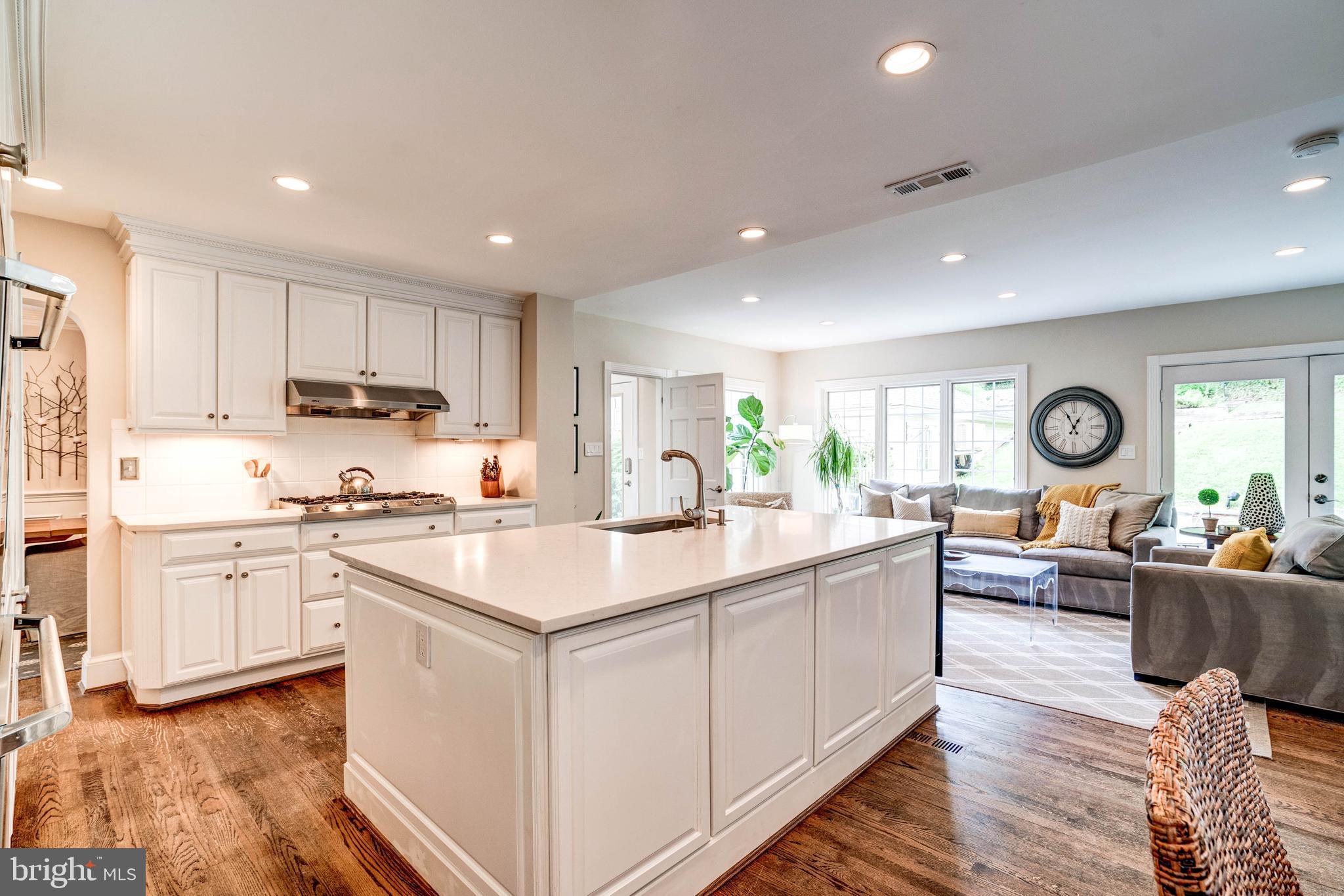 5925 Gloster Road Bethesda, MD 20816 - Photo 13 of 71 Island provides storage and counter top space.