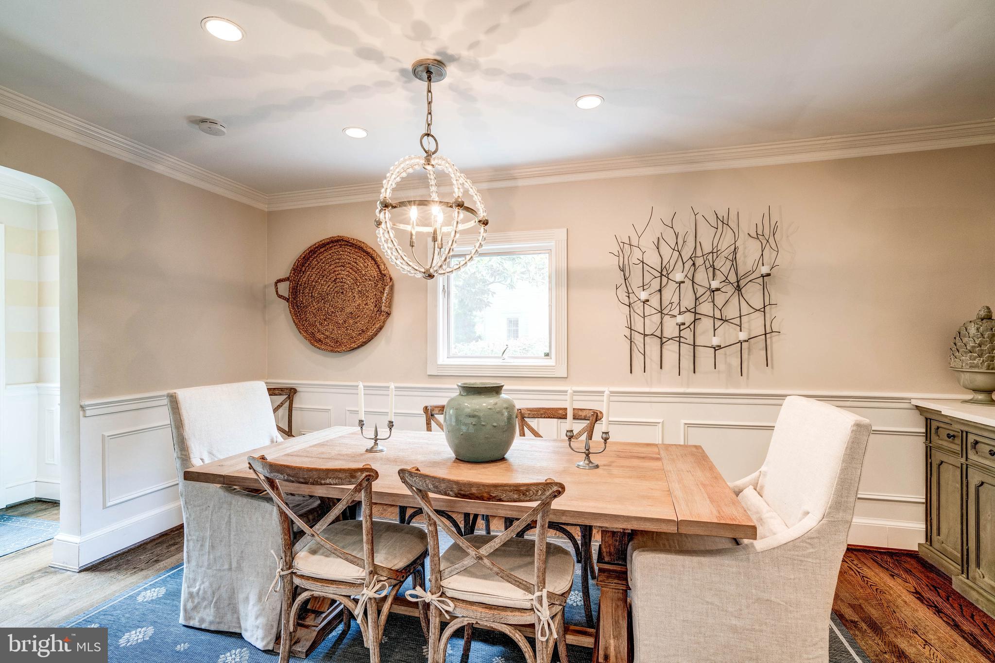 5925 Gloster Road Bethesda, MD 20816 - Photo 27 of 71 Formal dining room off the gourmet kitchen.