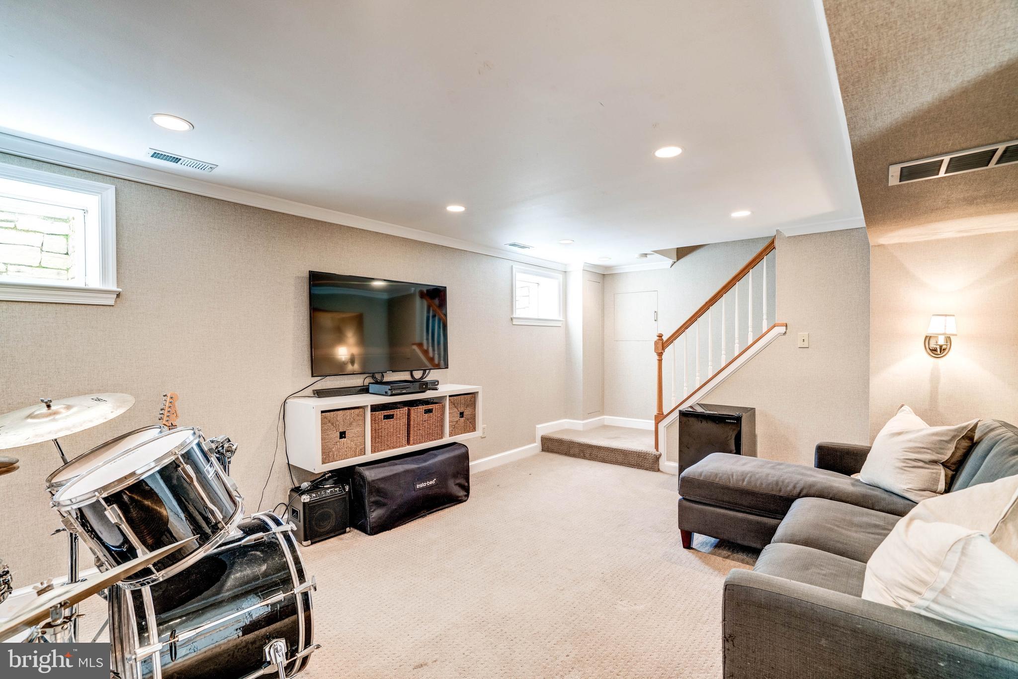 5925 Gloster Road Bethesda, MD 20816 - Photo 50 of 71 Lower level recreation room.