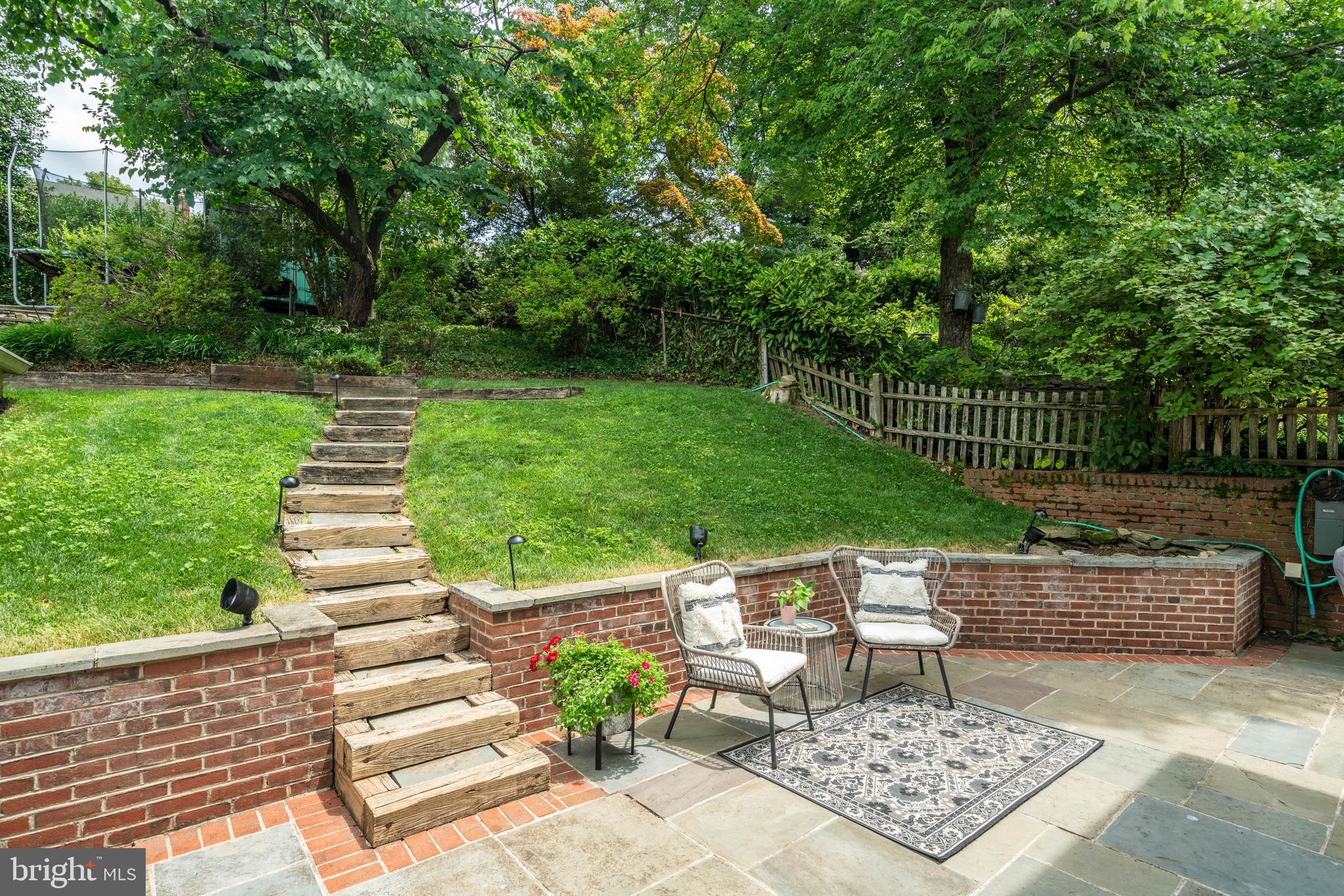 5925 Gloster Road Bethesda, MD 20816 - Photo 63 of 71 Gracious entertaining on the flagstone patio.