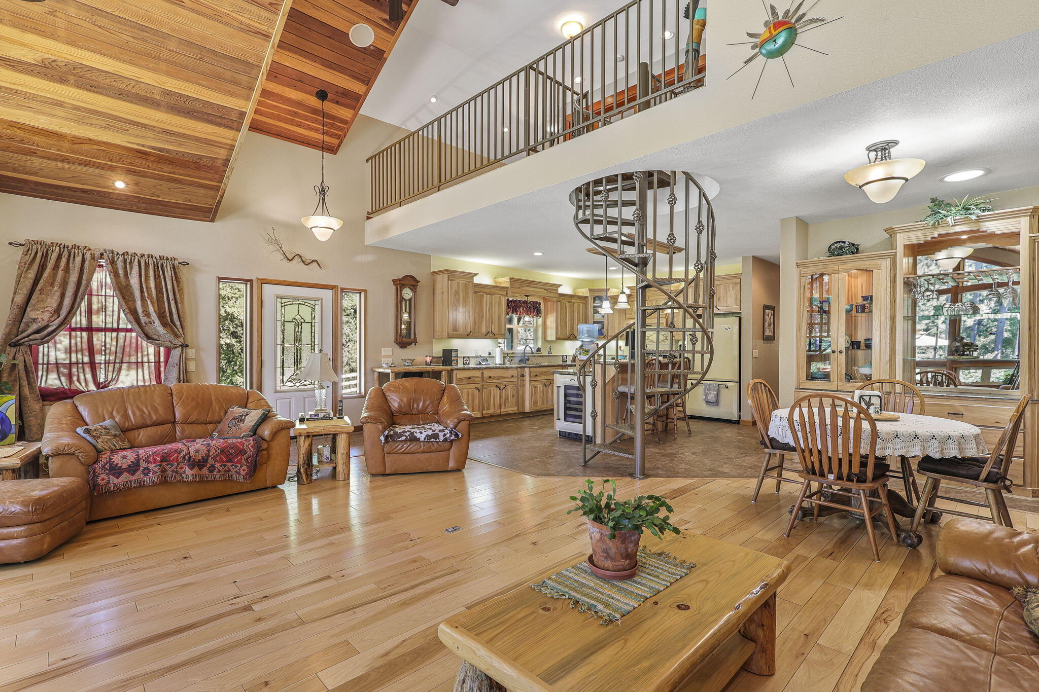 14703 Fern Road Whitmore, CA 96096 - Photo 15 of 48 a living room with furniture and wooden floors
