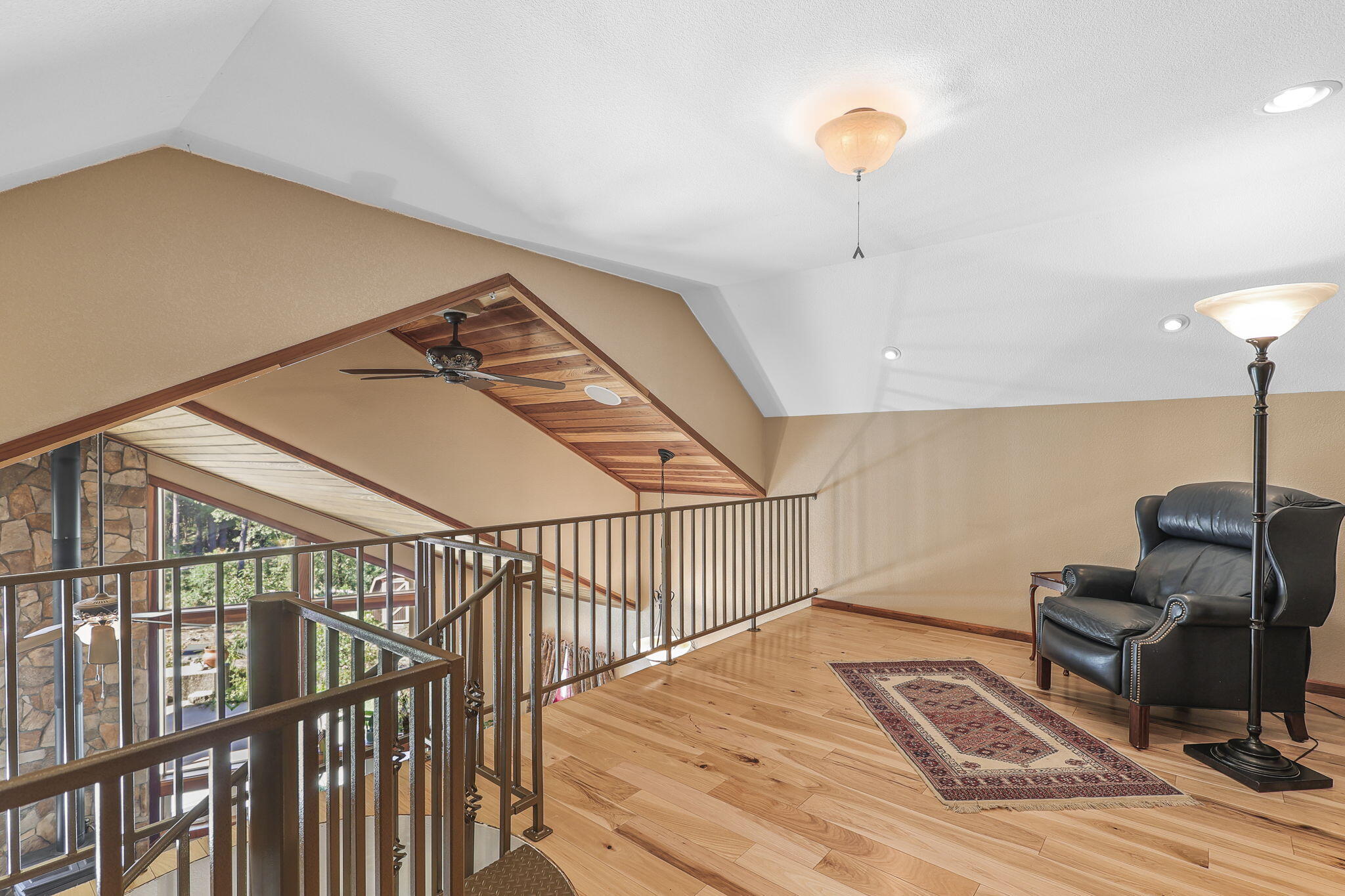 14703 Fern Road Whitmore, CA 96096 - Photo 22 of 48 a bedroom with furniture and wooden floor