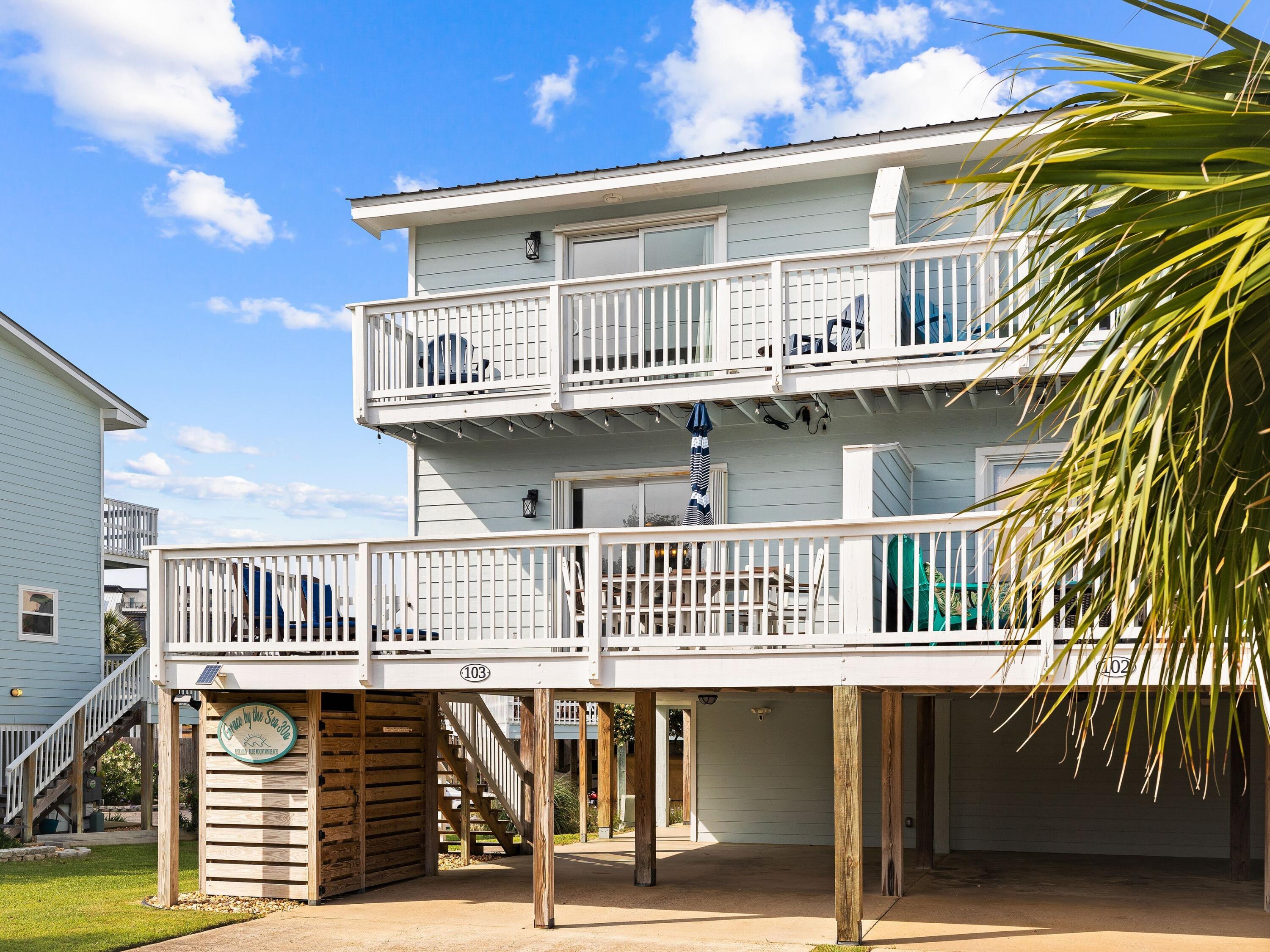 229 Blue Mountain Road, Unit 103 Santa Rosa Beach, FL 32459 - Photo 50 of 50 a view of a house with a deck
