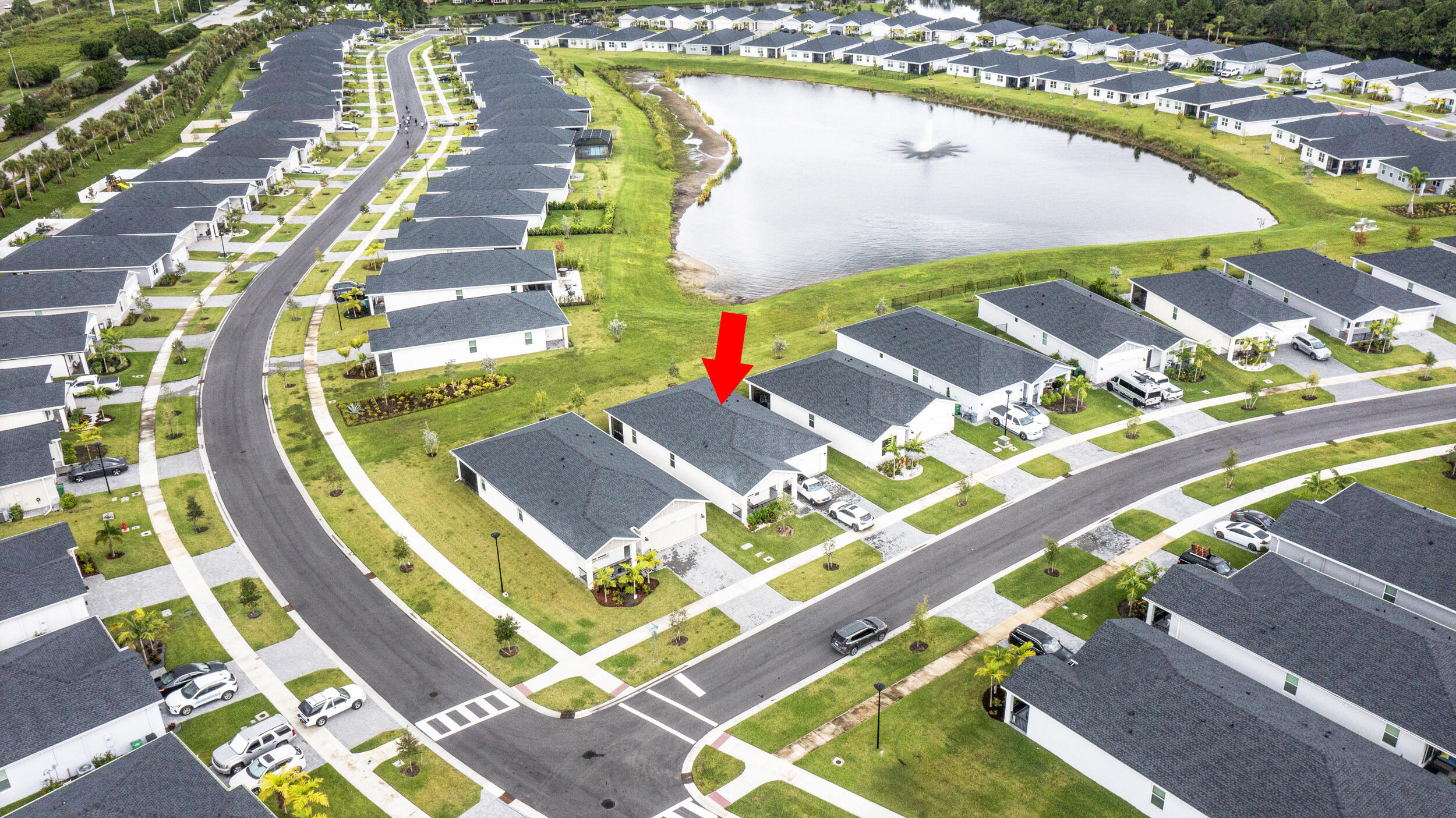 8906 Dahlia Circle Port St. Lucie, FL 34986 - Photo 40 of 47 an aerial view of a swimming pool