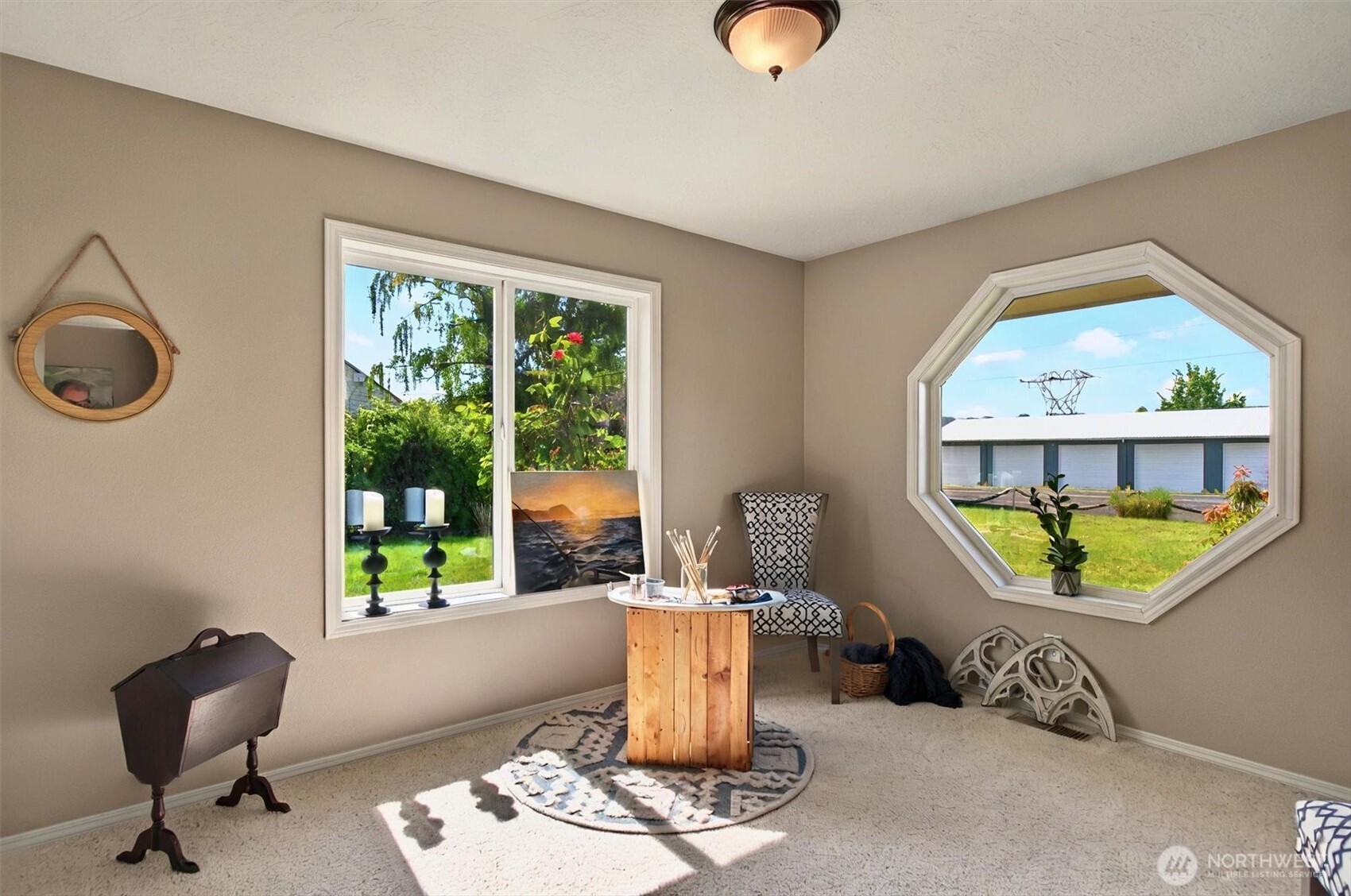 293 Highway 409 Cathlamet, WA 98612 - Photo 15 of 39 a living room with furniture and a window