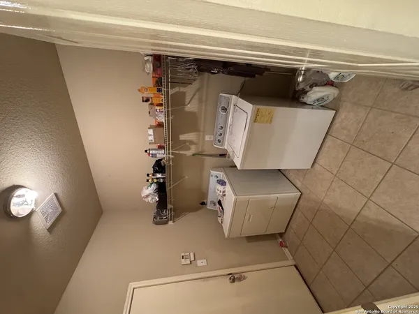 a view of storage and utility room