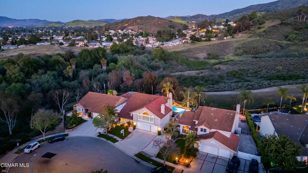 764 Coldbrook Place Simi Valley, CA 93065 - Photo 55 of 56 an aerial view of a house with outdoor space