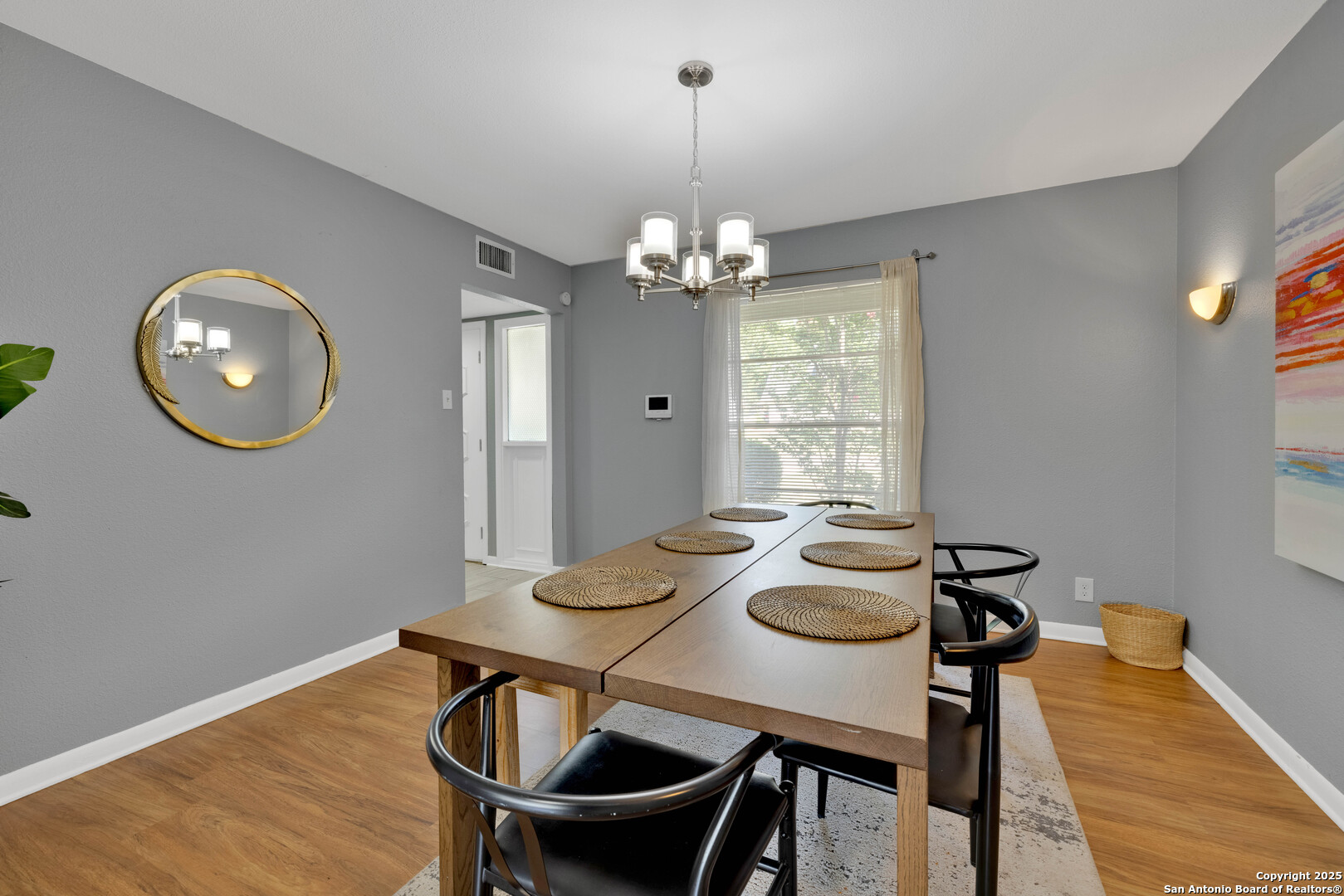 103 Shalimar Drive Castle Hills, TX 78213 - Photo 6 of 56 a view of a dining room with furniture window and wooden floor