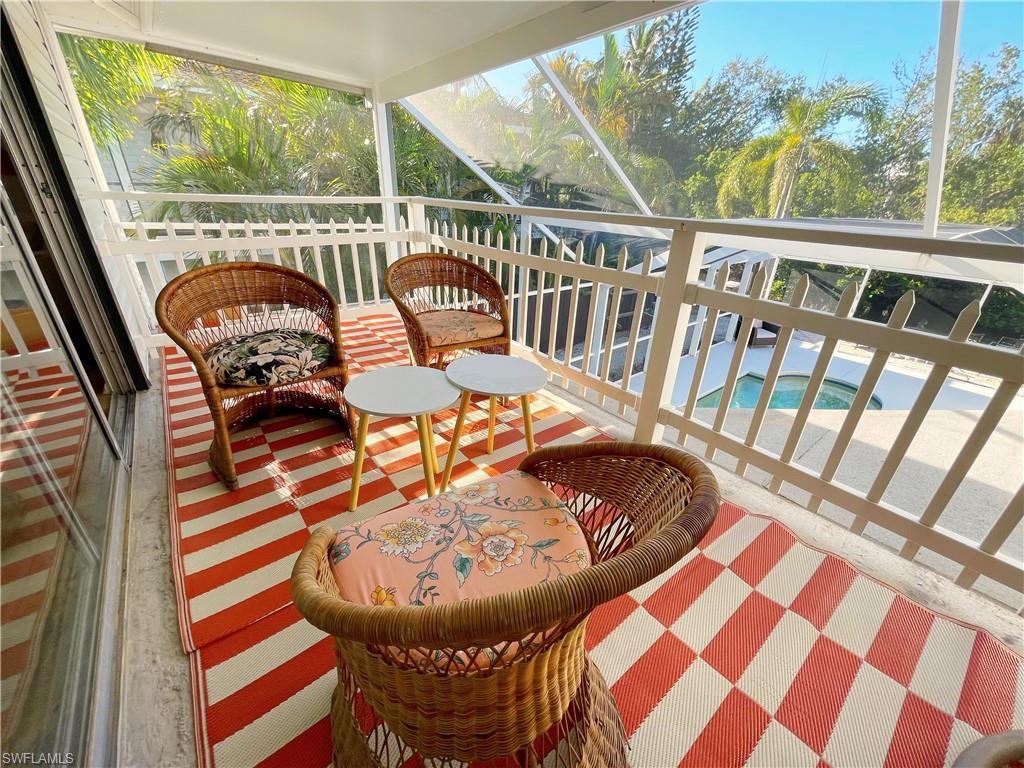 4811 Gary Road Bonita Springs, FL 34134 - Photo 22 of 35 Balcony with view of pool