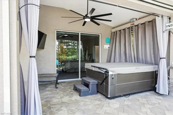 a room with bed and a window