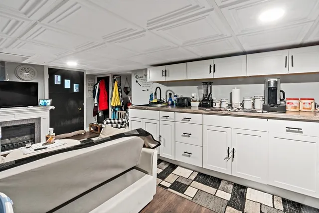 a room with storage and utility