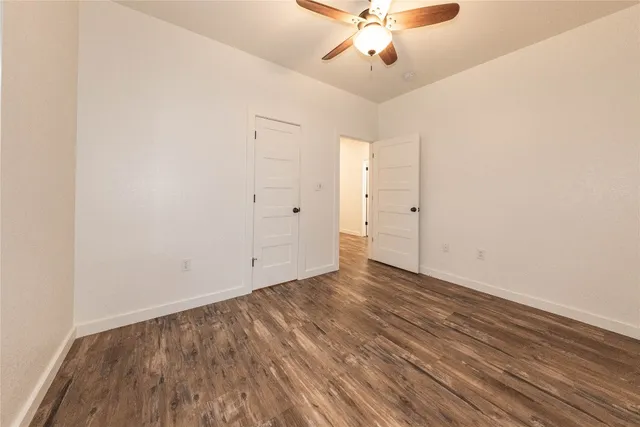 wooden floor in an empty room