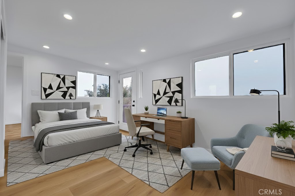 25710 Crest Road Torrance, CA 90505 - Photo 45 of 70 Virtually Staged - Converted Sunroom - to Bedroom/Office combo with views.