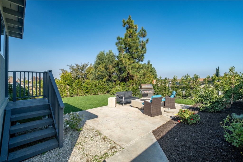 25710 Crest Road Torrance, CA 90505 - Photo 48 of 72 New exterior stairs leading to your beautiful lush rear yard.