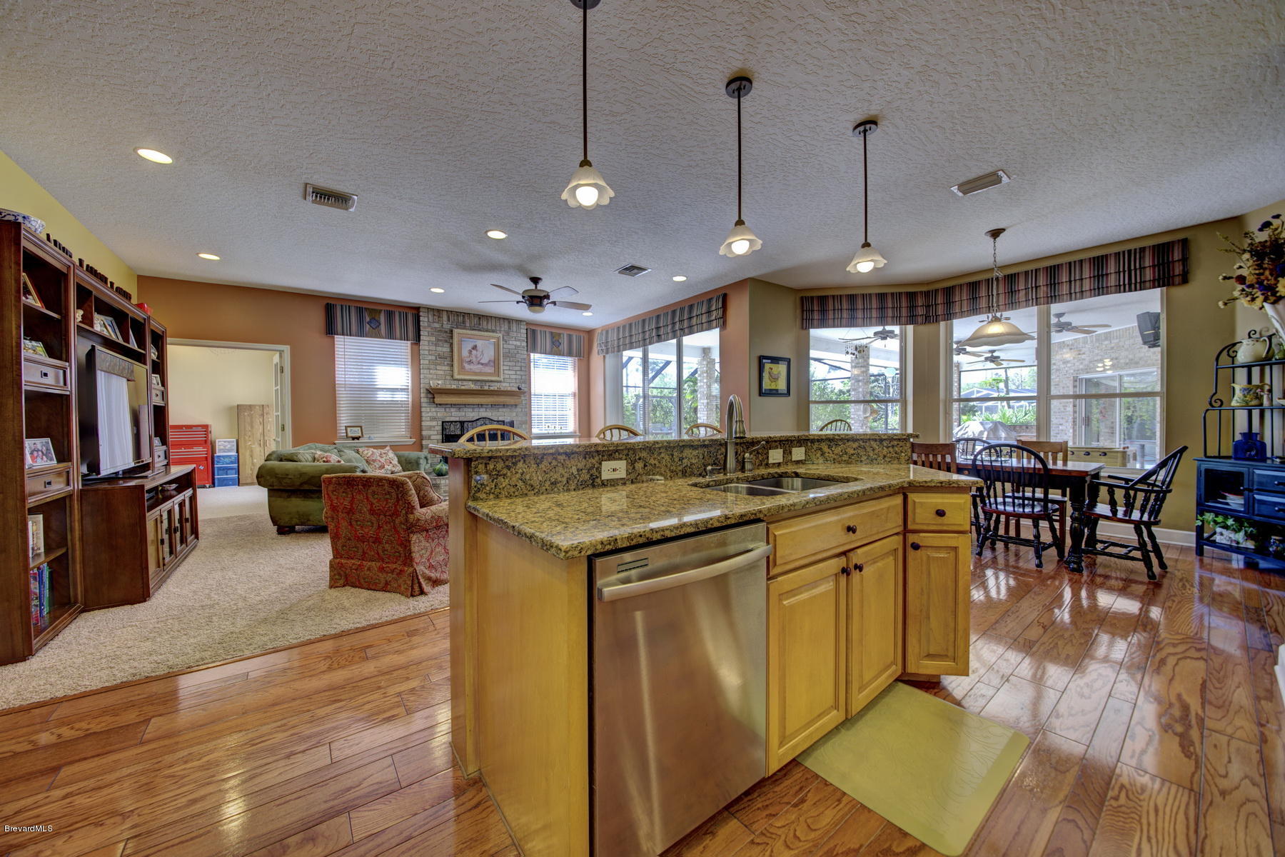 3681 Big Pine Road Melbourne, FL 32934 - Photo 8 of 38 Kitchen open to Great Room