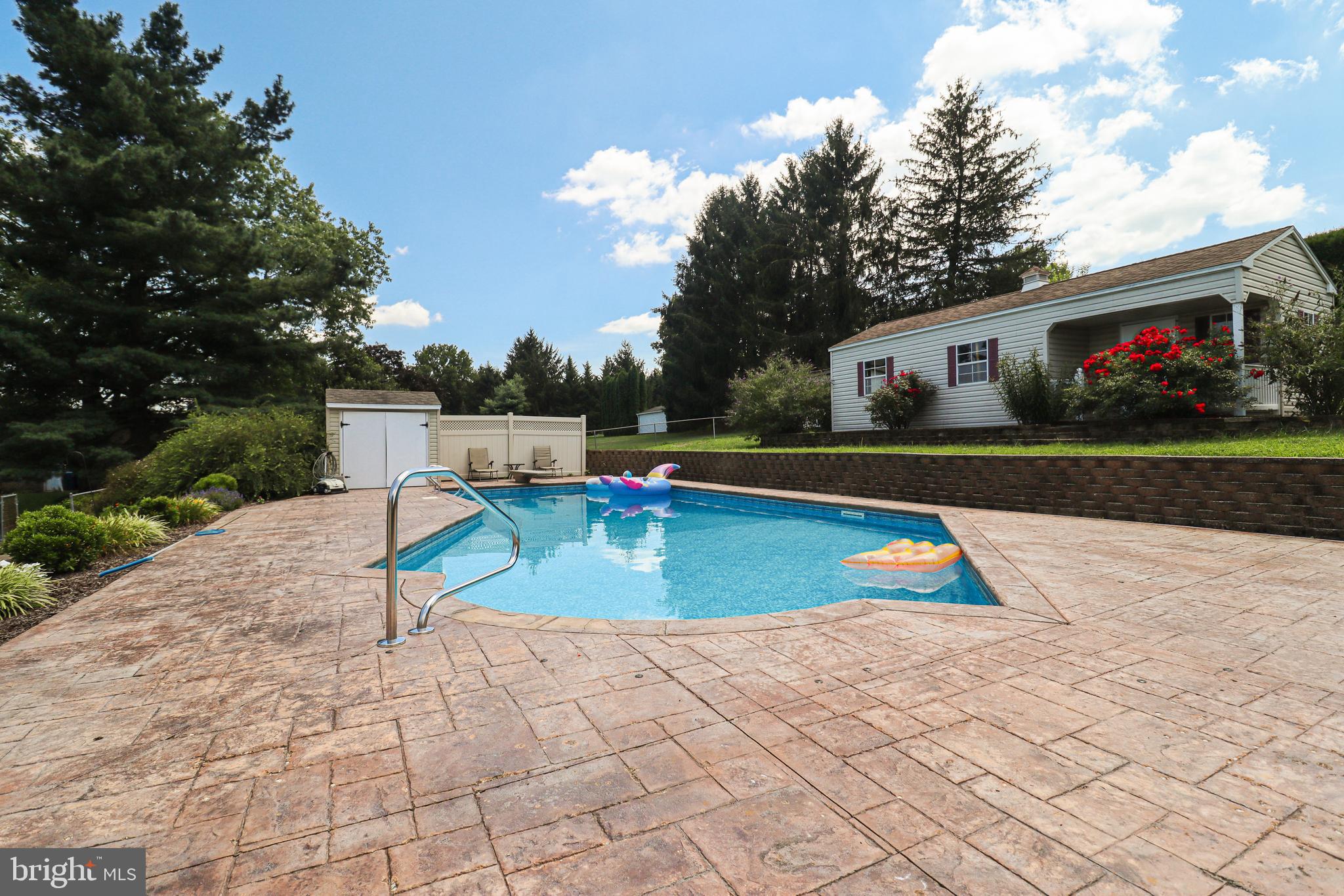 170 Donrene Road Mount Wolf, PA 17347 - Photo 41 of 71 a view of a house with swimming pool and sitting area