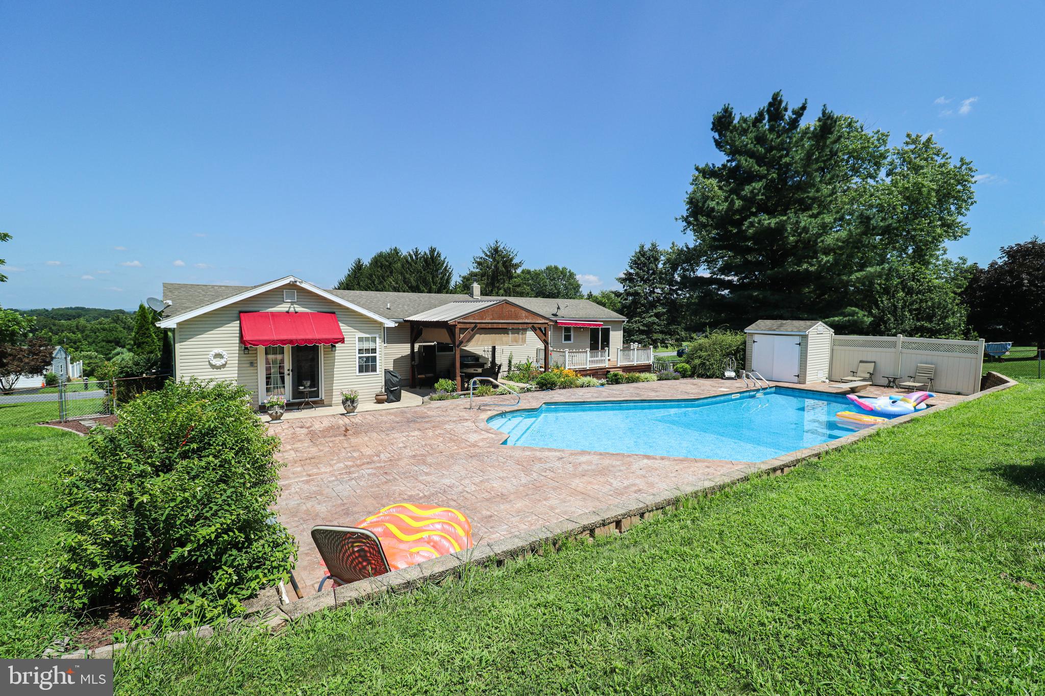 170 Donrene Road Mount Wolf, PA 17347 - Photo 44 of 71 a view of swimming pool with a yard