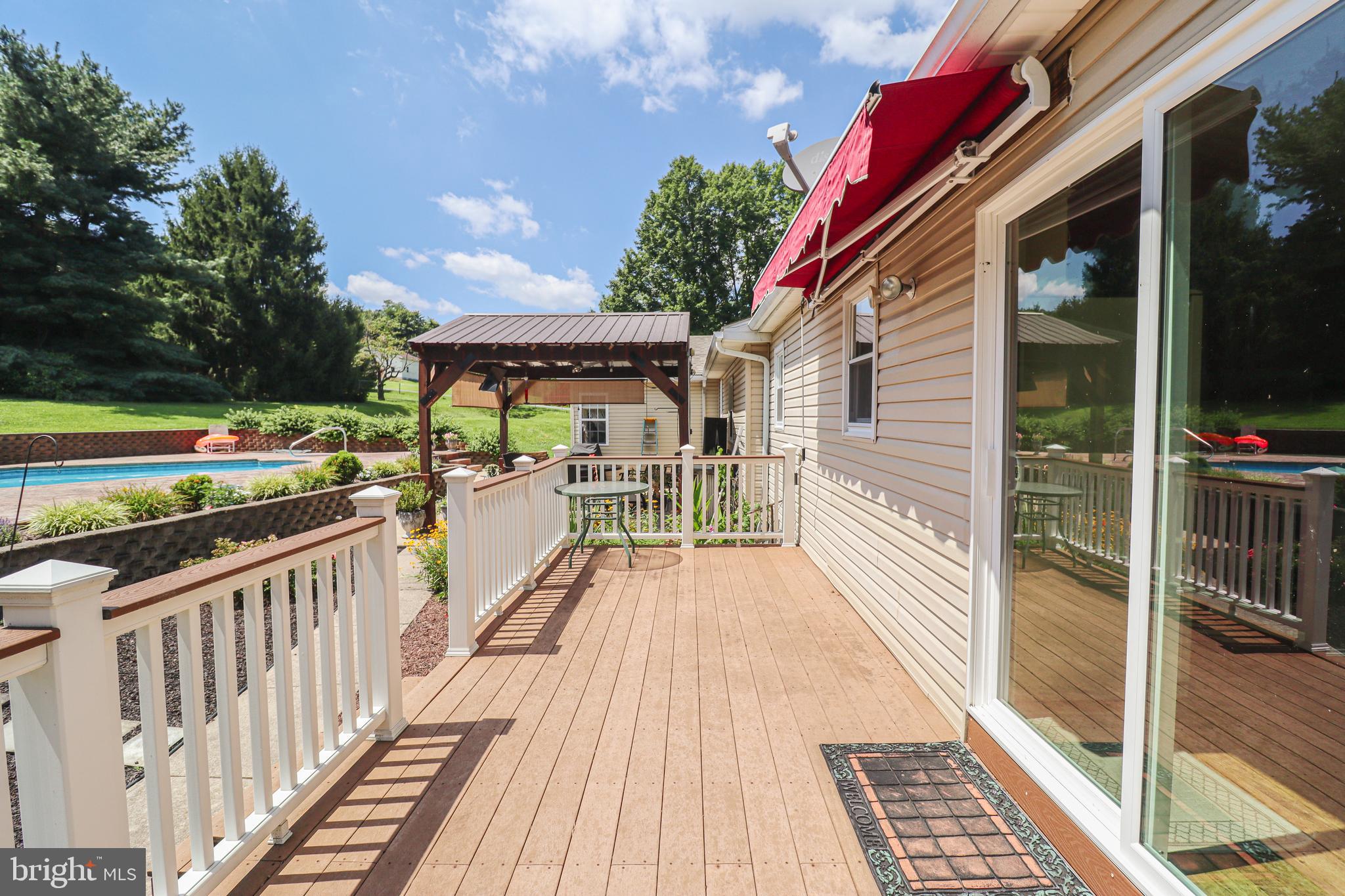 170 Donrene Road Mount Wolf, PA 17347 - Photo 49 of 71 a view of a balcony with wooden floor