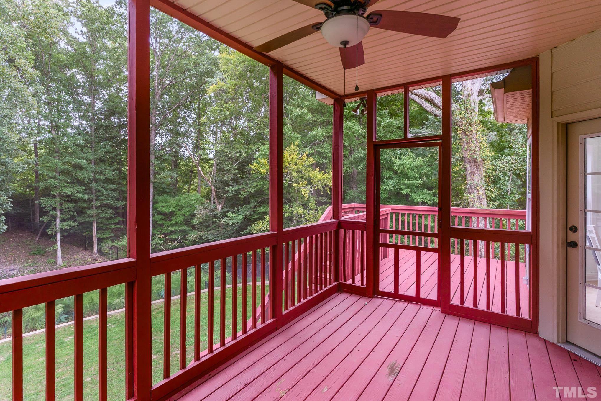 320 Government Road Clayton, NC 27520 - Photo 36 of 48 a view of a balcony with wooden floor
