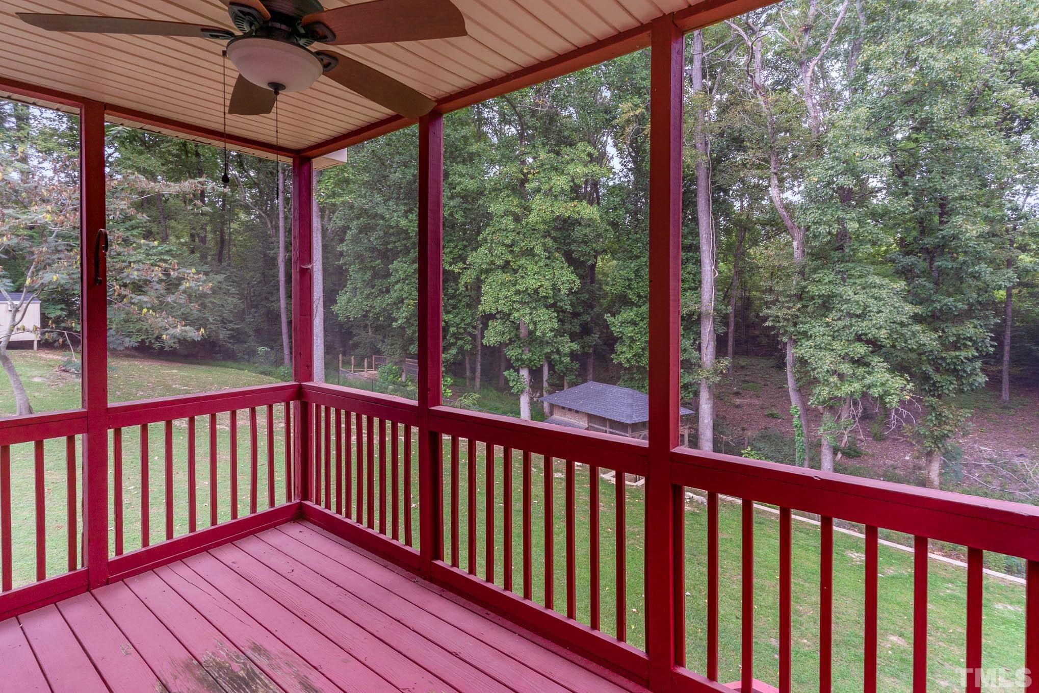 320 Government Road Clayton, NC 27520 - Photo 37 of 48 a view of a balcony with wooden floor
