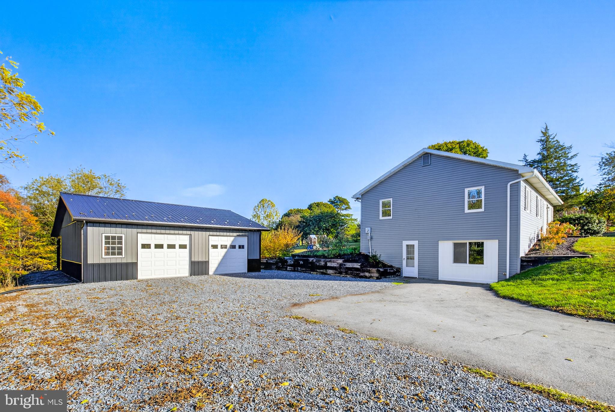 11 Valley Ranch Road Shermans Dale, PA 17090 - Photo 2 of 46 Side of Home with Oversized 2 Car Detached Garage