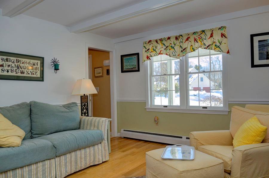 12 Valley Road Cape Elizabeth, ME 04107 - Photo 15 of 31 Family room. With the stairs to the...