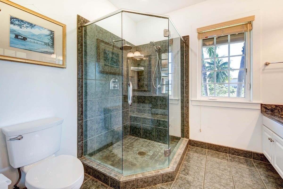 4526 Alae Road, Unit A Kekaha, HI 96752 - Photo 16 of 26 a bathroom with a shower and a toilet