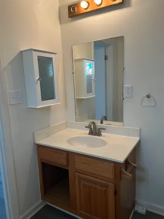 a view of a bathroom