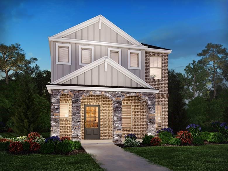 front view of house with a yard