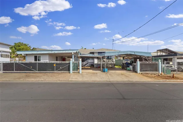 a view of a house with a patio