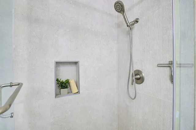 a view of pool with outdoor seating