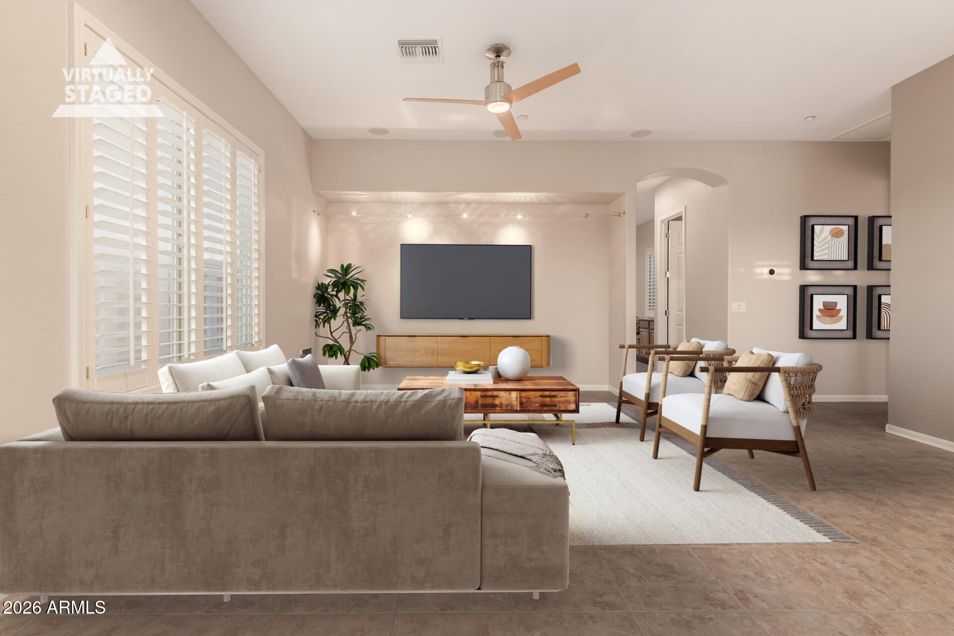 11221 East Greenway Road Scottsdale, AZ 85255 - Photo 11 of 47 Virtually Staged Great Room