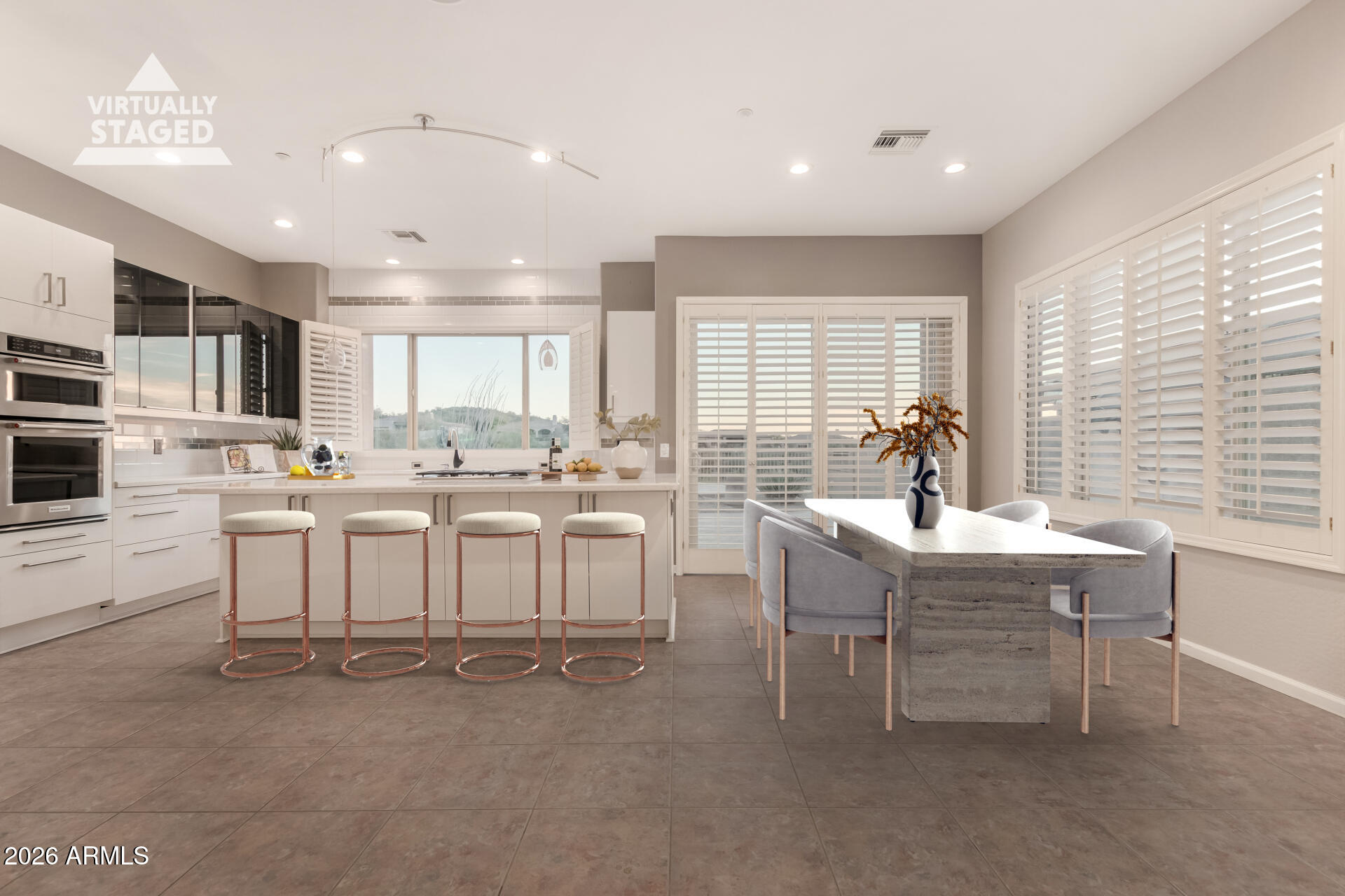 11221 East Greenway Road Scottsdale, AZ 85255 - Photo 9 of 47 Virtually Staged Kitchen