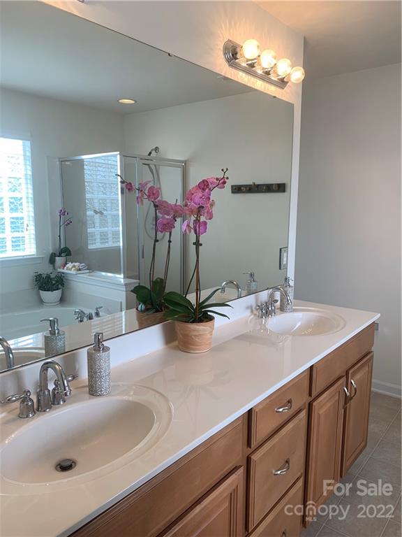 6518 Del Rio Road Charlotte, NC 28277 - Photo 9 of 19 a bathroom with a sink and a mirror