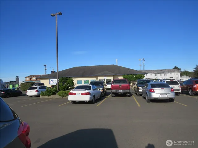 a car parked in front of a building