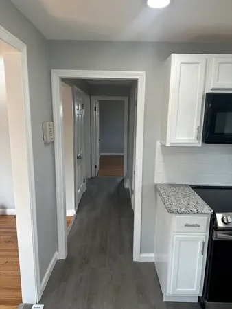 a view of kitchen and utility room