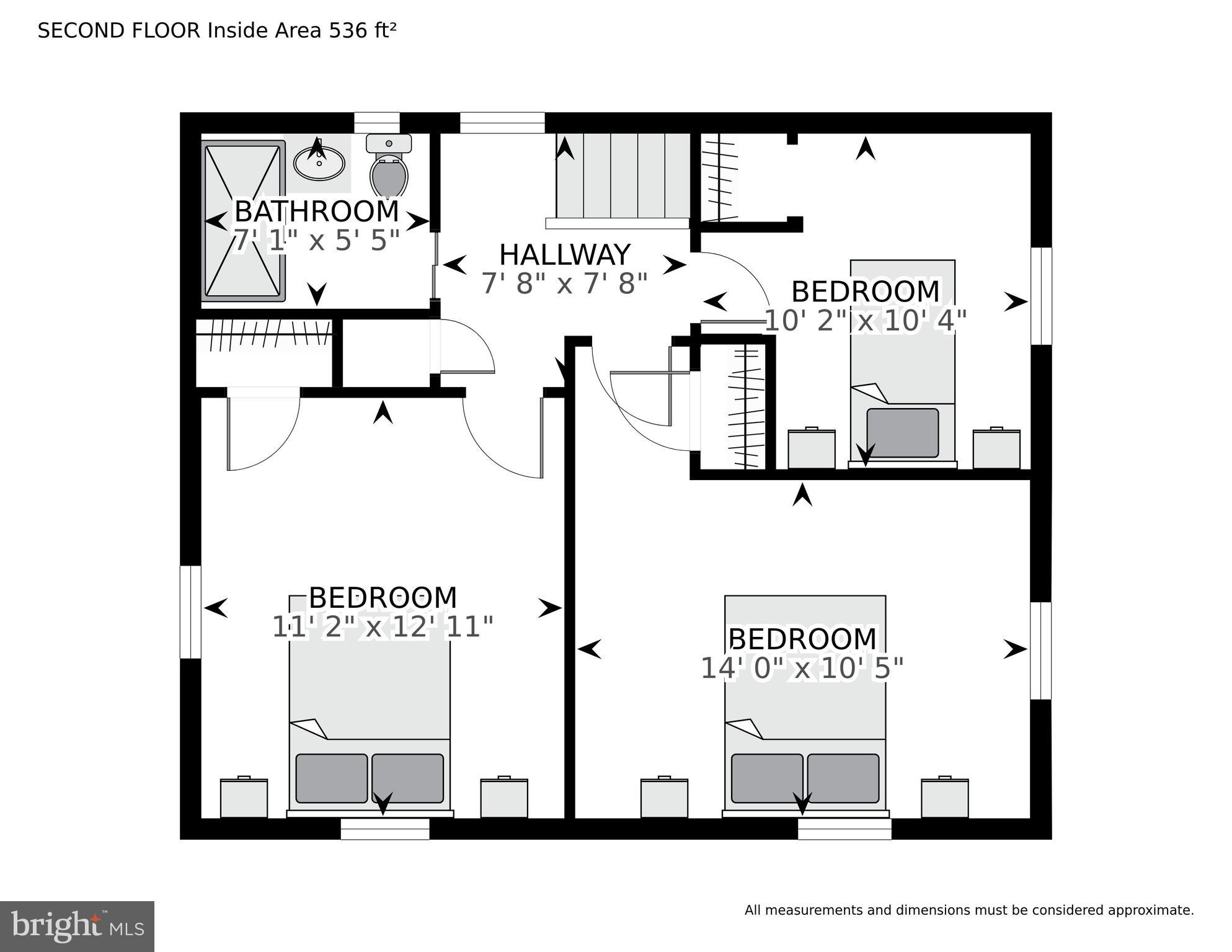 4304 Sleaford Road Bethesda, MD 20814 - Photo 27 of 28 Upper level floor plan
