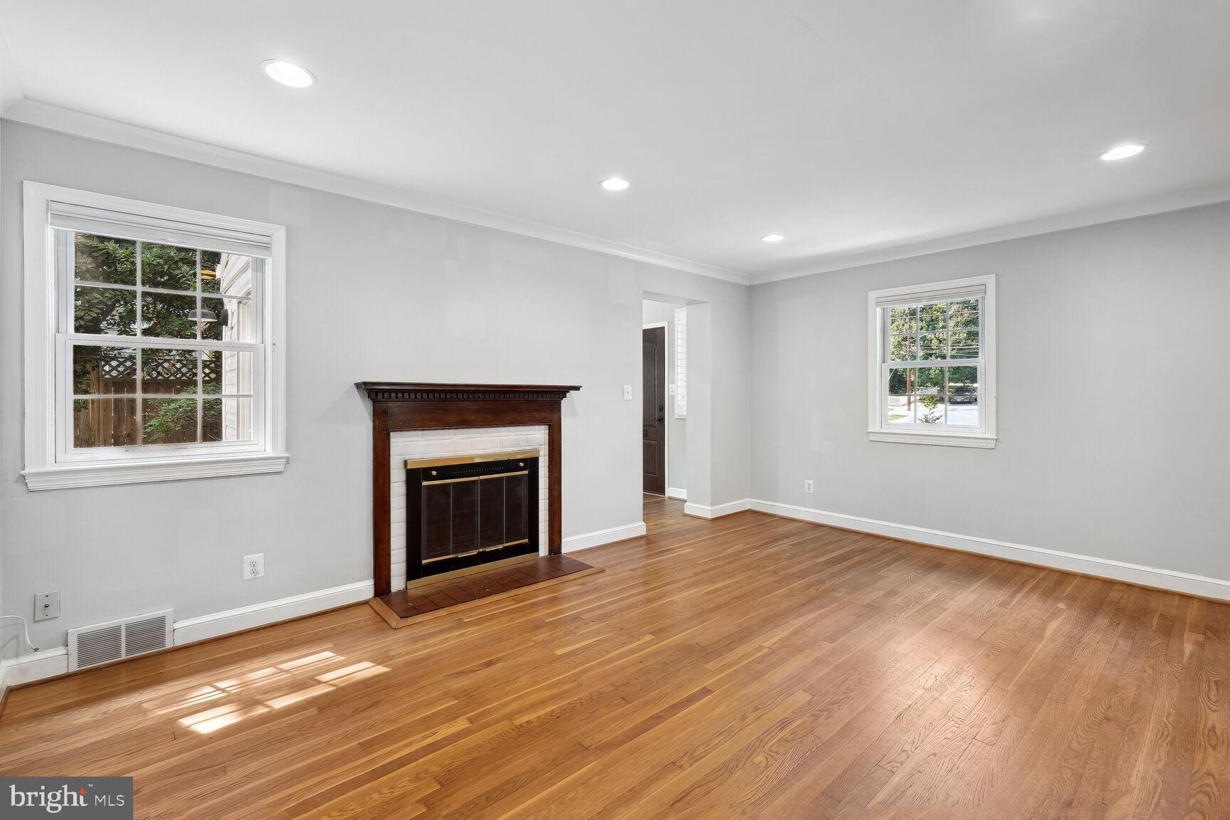 4304 Sleaford Road Bethesda, MD 20814 - Photo 5 of 28 Living room with fireplace