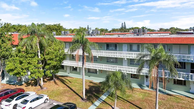 a view of a balcony with city view