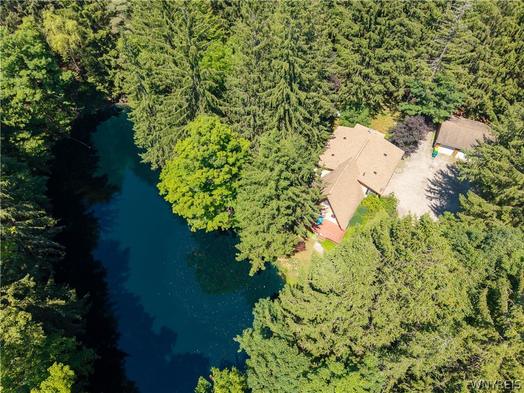 3367 Dunham Road Orangeville, NY 14569 - Photo 12 of 50 Overhead Drone view