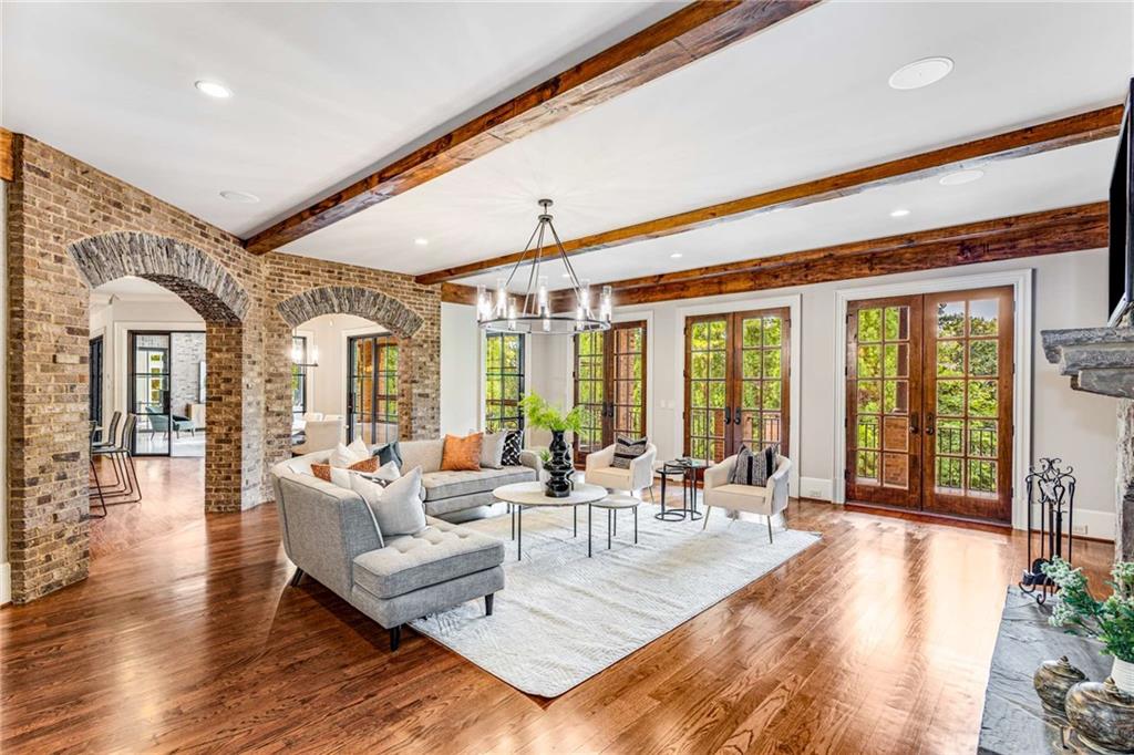 56 Mt Paran Road Northwest Atlanta, GA 30327 - Photo 28 of 52 a living room with furniture and a large window