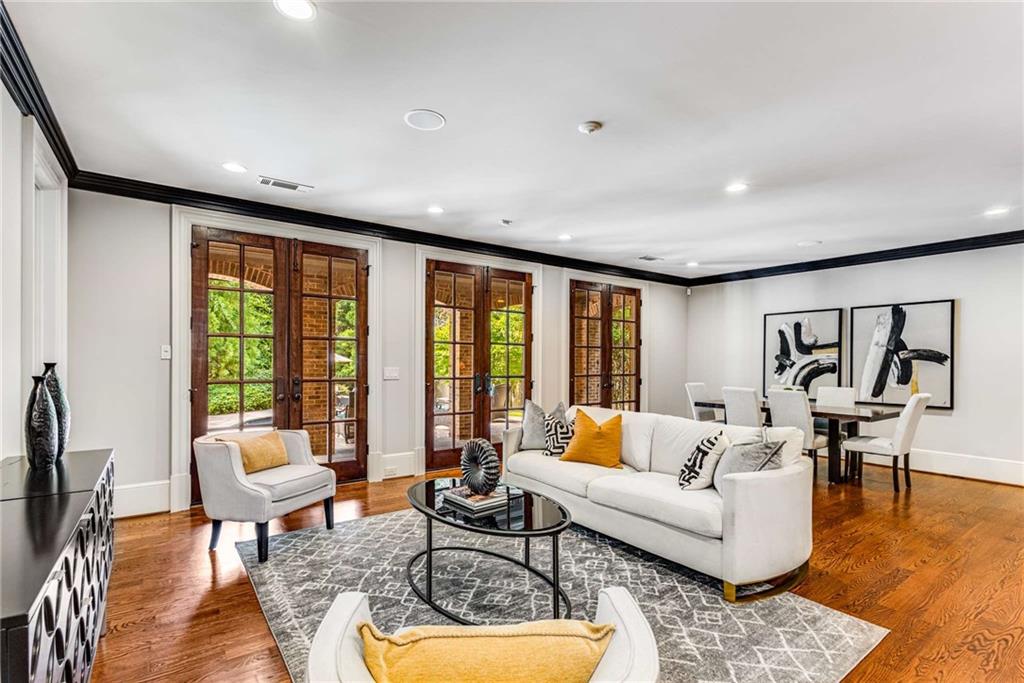 56 Mt Paran Road Northwest Atlanta, GA 30327 - Photo 29 of 52 a living room with furniture and a large window
