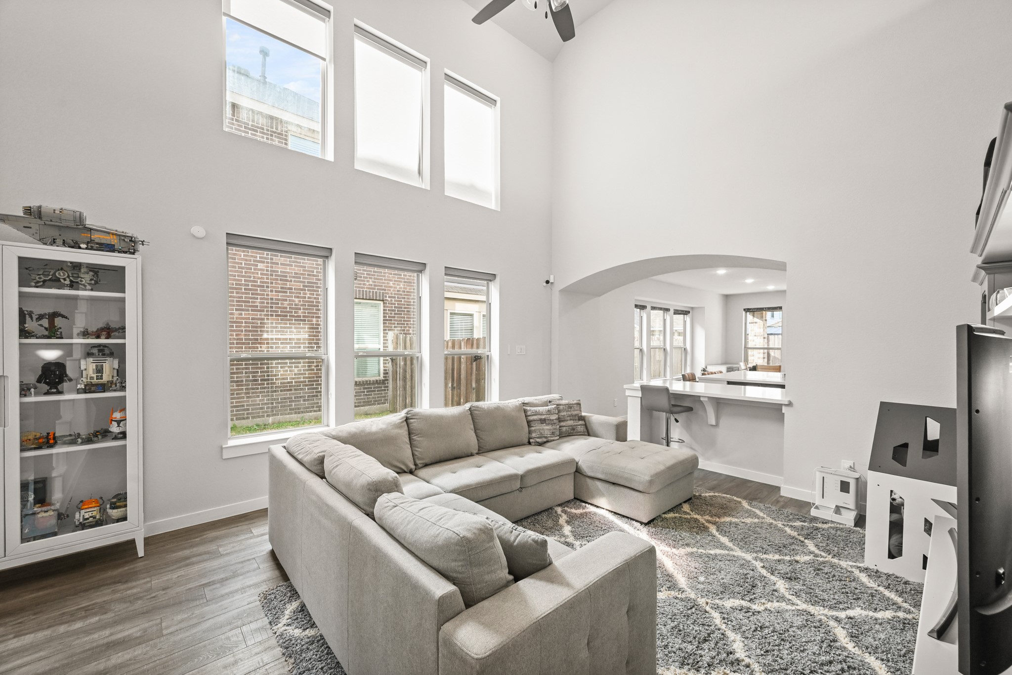 5010 Chestnut Orchard Drive Houston, TX 77066 - Photo 5 of 31 a living room with furniture and a flat screen tv