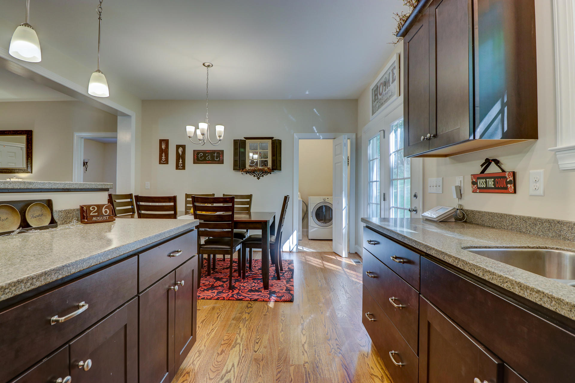 17 Silver Shadow Road Hardy, VA 24101 - Photo 13 of 31 a kitchen with stainless steel appliances granite countertop sink stove top oven and cabinets