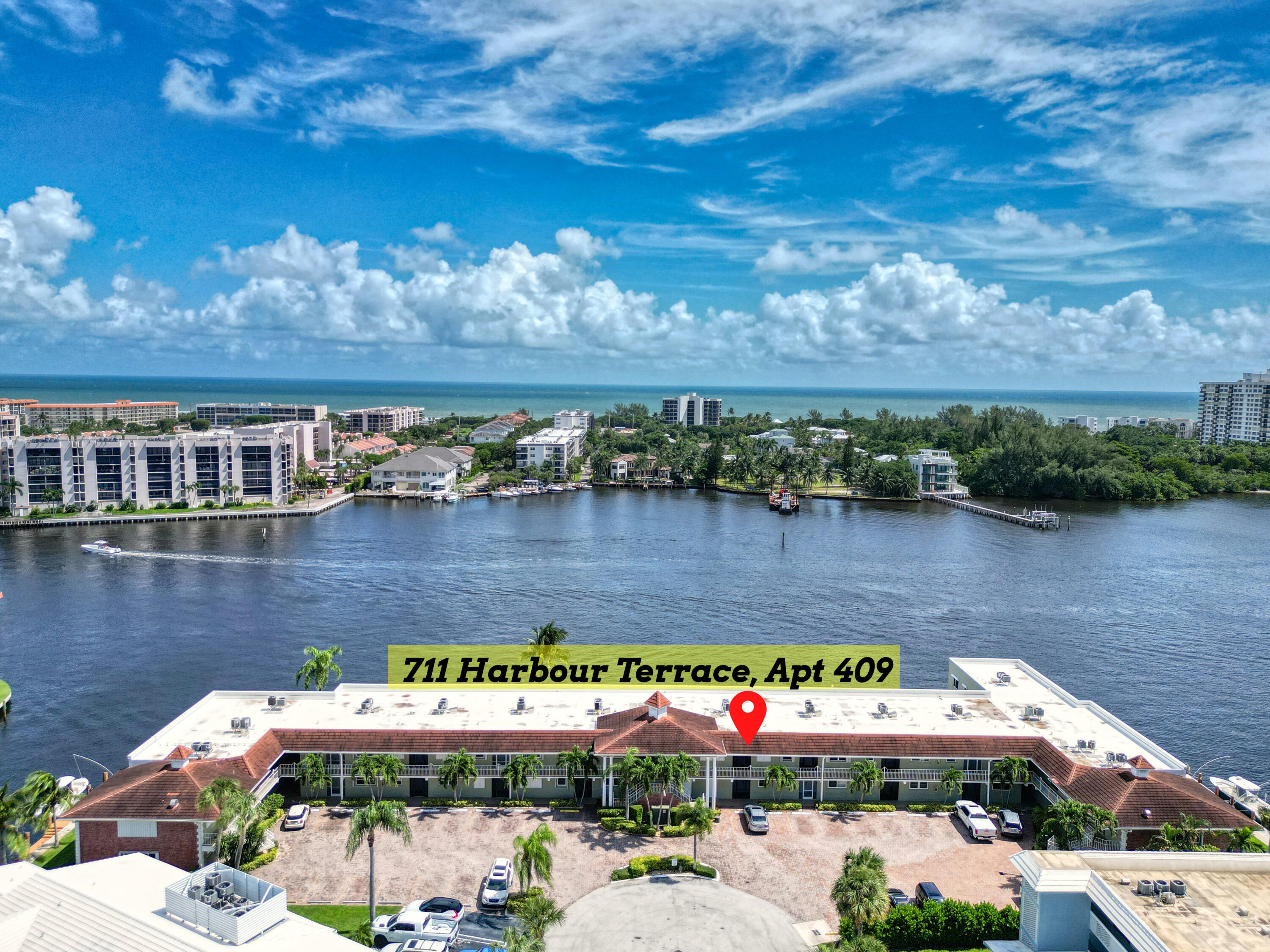 711 Northeast Harbour Terrace, Unit 409 Boca Raton, FL 33431 - Photo 40 of 42 E aerial