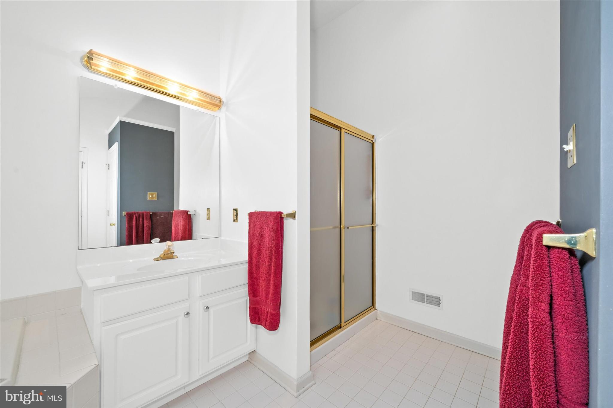 1015 Adams Way West Chester, PA 19382 - Photo 32 of 48 a en suite bathroom with a sink vanity and mirror