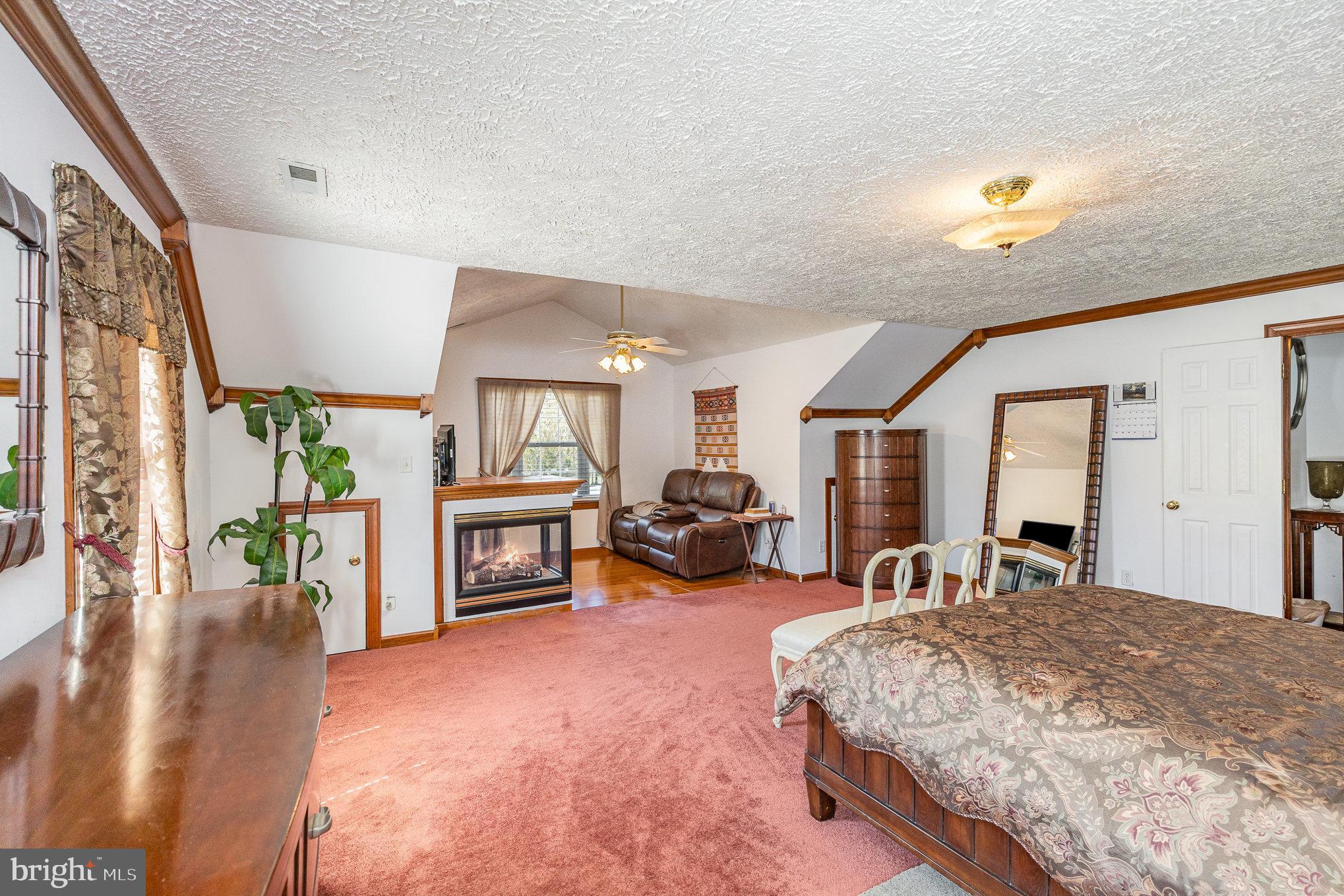 9121 Will Loop King George, VA 22485 - Photo 21 of 52 a living room with furniture a fireplace and a flat tv screen next to a window
