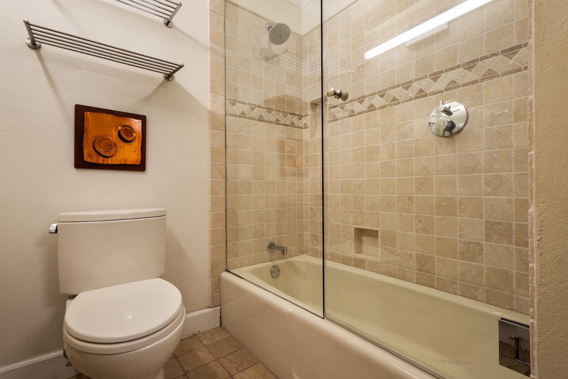 260 South Aspen Street, Unit D 2 Telluride, CO 81435 - Photo 25 of 30 a bathroom with a toilet a sink and bathtub