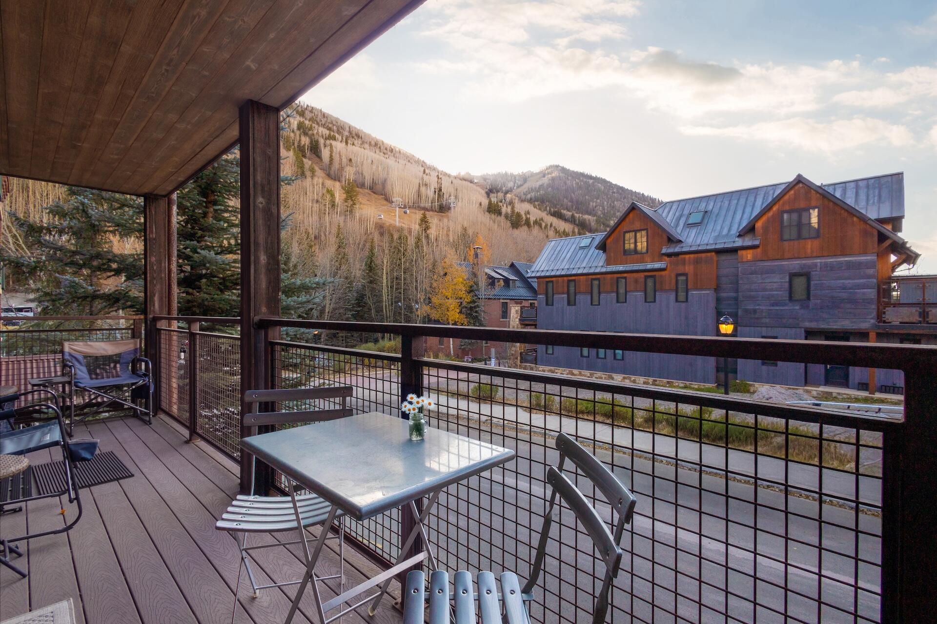 260 South Aspen Street, Unit D 2 Telluride, CO 81435 - Photo 4 of 30 a view of a houses with a terrace